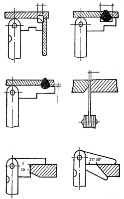 Измерение разделки кромок, зазоров и размеров швов шаблоном ШС-2 